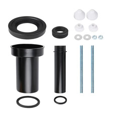 Toilet Rear Connection Pipe Kit for Wall‑Mounted WC Frame – Universal Flush