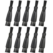 10 Pieces Shaver Brushes, Razor Cleaning Brush, Double-Head Shaving Black