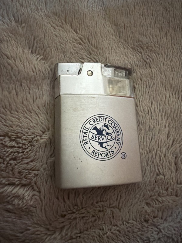 Vintage Ronson Rover Lighter Rare Collectible Advertising British Hong Kong