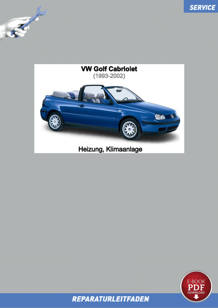 PDF VW Golf Cabrio (93-02) Reparaturanleitung Heizung, Klimaanlage-image