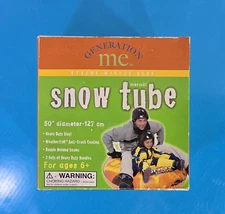 Snow Tube New in Box Generation Me 50" Diameter Heavy Duty Vinyl and Handels