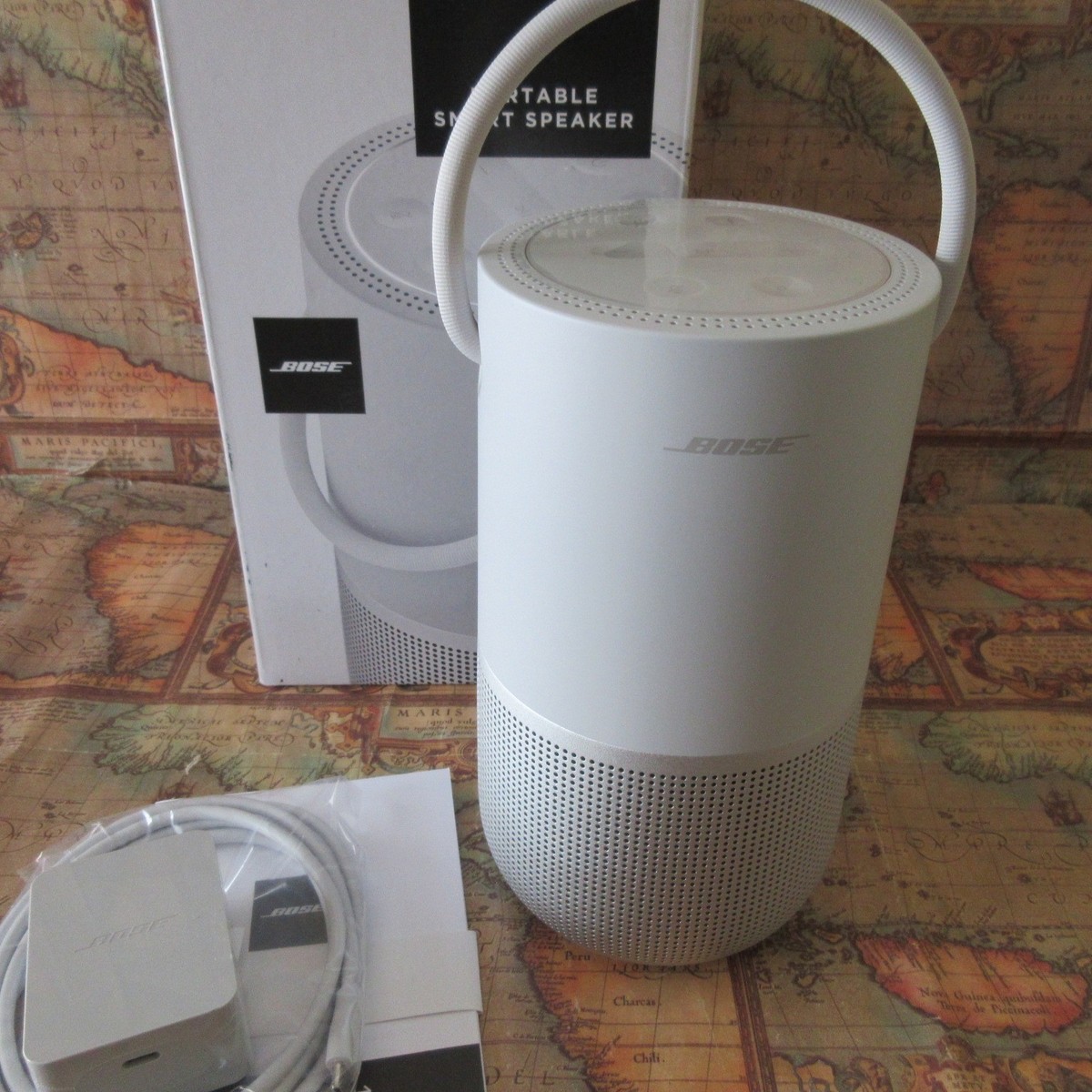 🎧~Authentic Bose Portable Smart Bluetooth Speaker, Silver ~LATEST