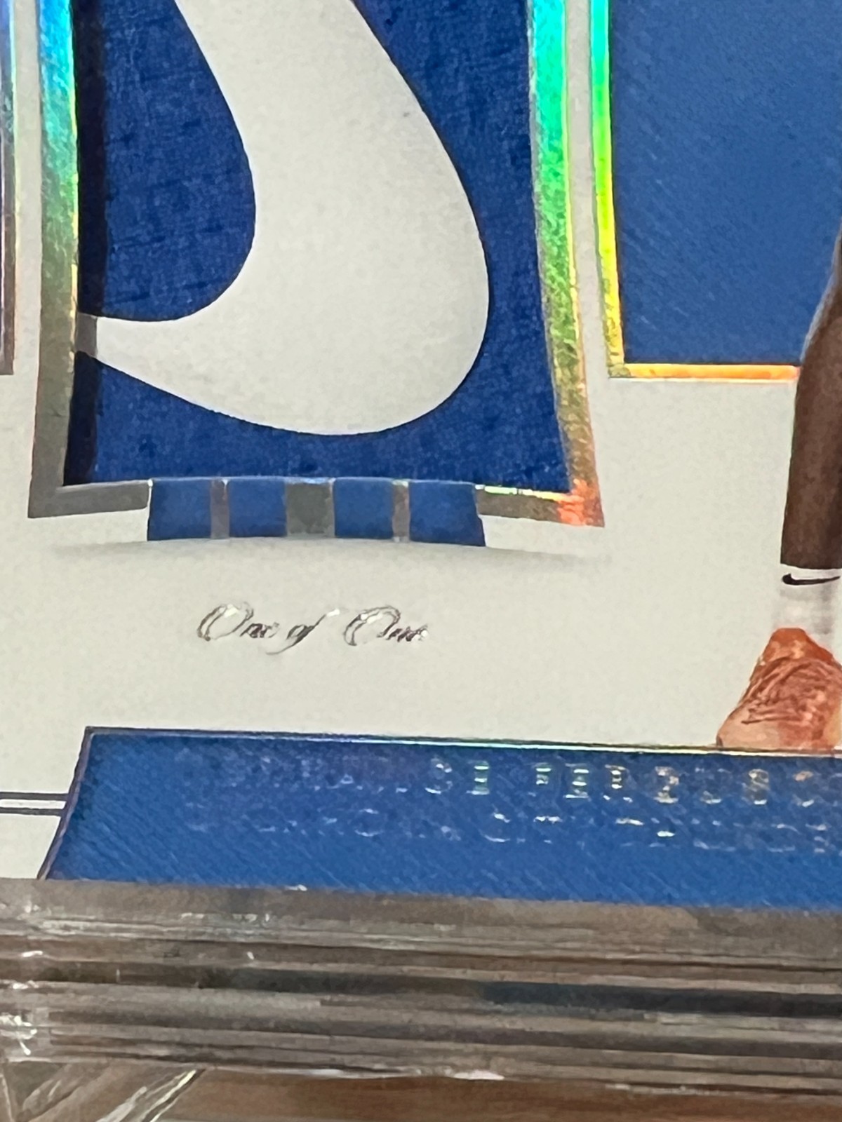 2017-18 National Treasures Terrance Ferguson 1/1 Relic Patch BGS 7 One of One view 12