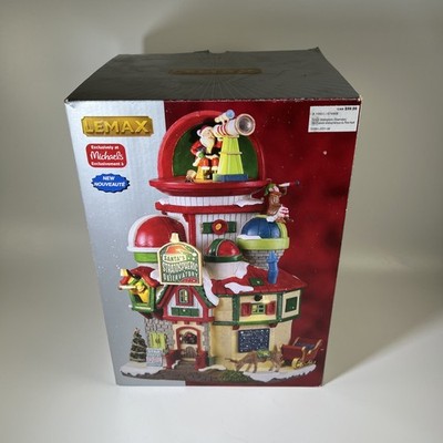 Lemax Christmas 2021 Santa's Stratospheric Observatory Set Winter Village