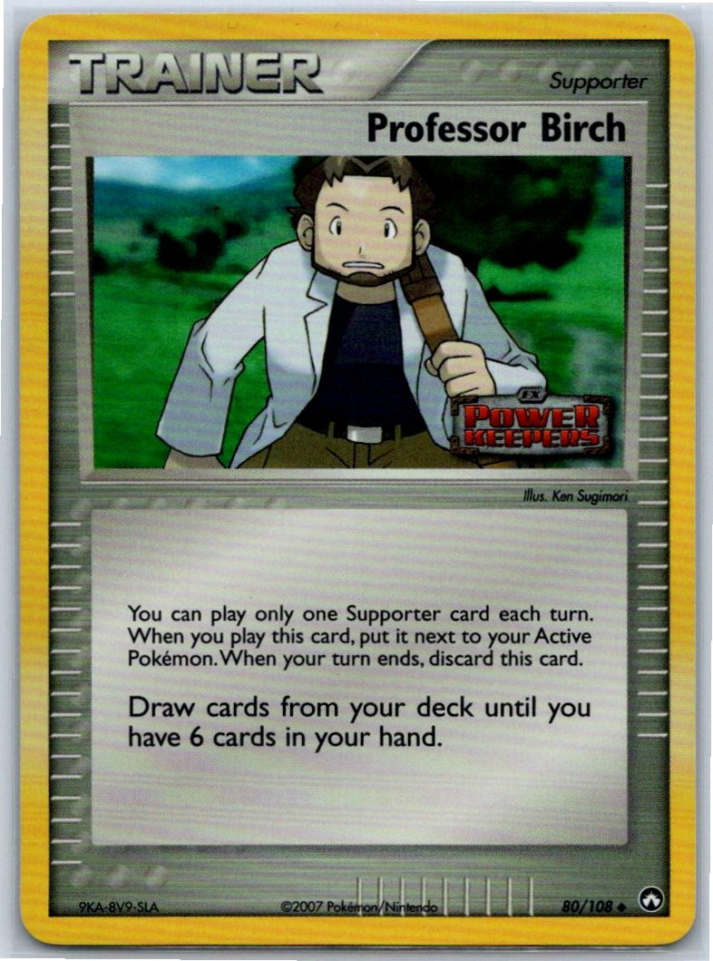 Professor Birch Emerald 82/106 LP-NM Pokémon Card Reverse Holo