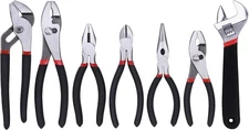 7pcs. Pliers and Wrench Set  Hand Tools Linesman Hardened Cutting Edges