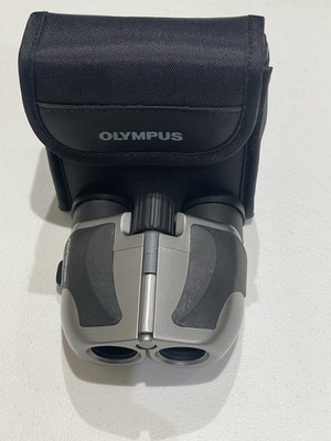 Olympus 7x21 PC III Silver Compact Binoculars with Travel Case