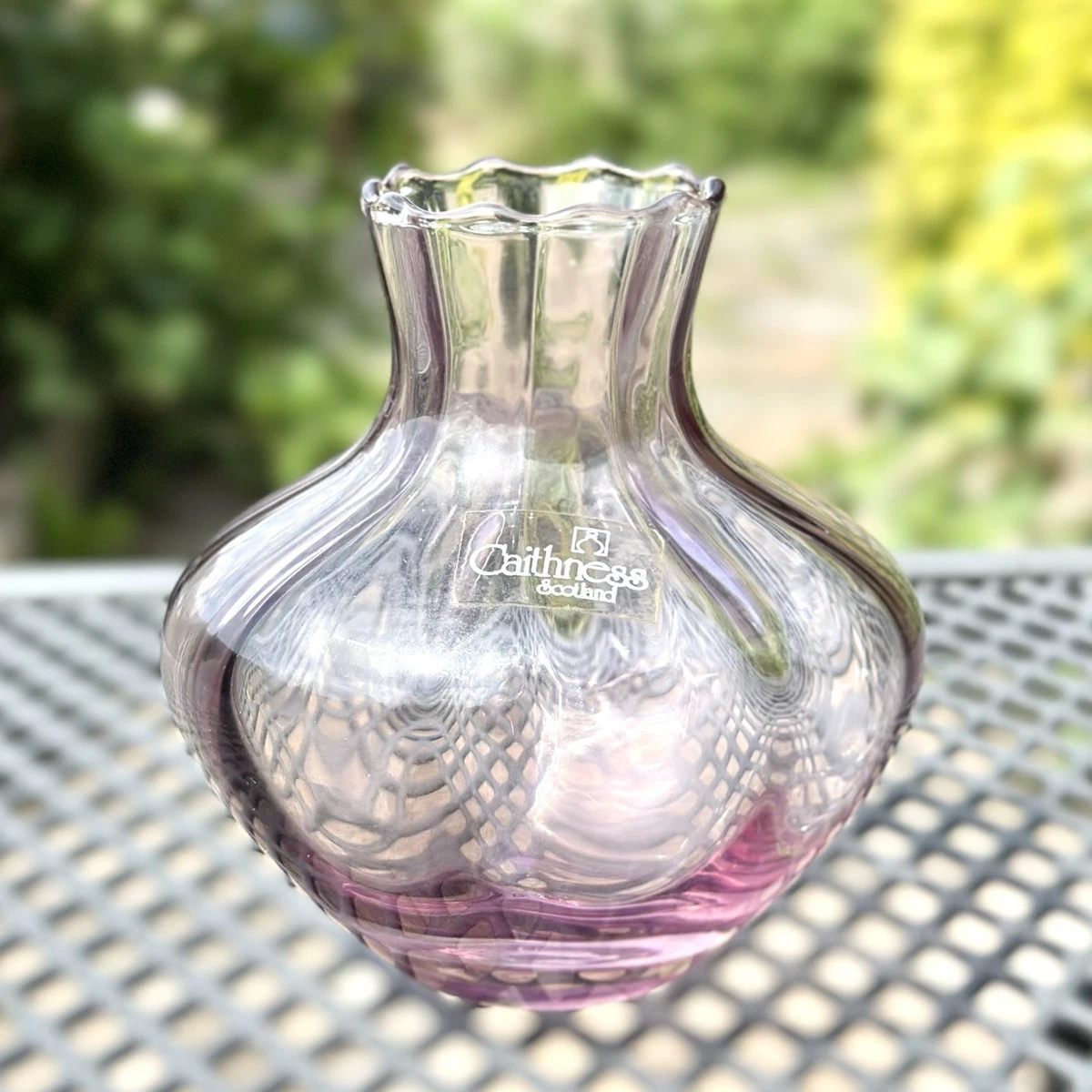 Caithness United Kingdom Pink Art Glass Vases for sale | eBay UK
