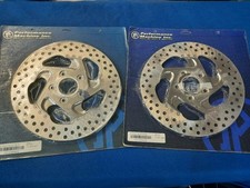 Performance Machine Chrome 11.5” Brake Rotor Pair 0133-1523/1522MONRS-CH Harley