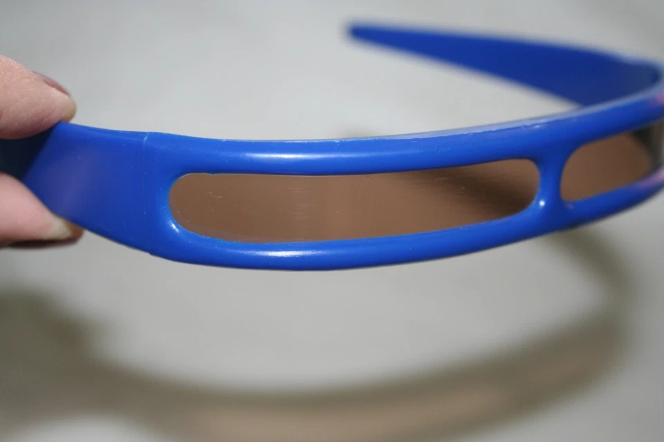 RARE VTG NEW WAVE SUNGLASSES SPACE AGE FUTURISTIC PUNK DEVO ROCKSTAR GLAM ROCK - Image 4 of 4