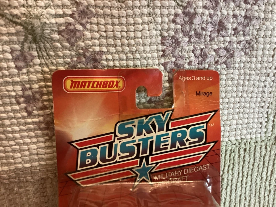 Matchbox Sky Busters Mirage Yellow 1988 MISB FREE SHIPPING - Image 2 of 3