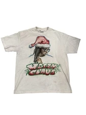 Vintage Lil Wayne Rap T-Shirt Men’s XL Tour Concert Hip Hop Graphic Y2K Xmas