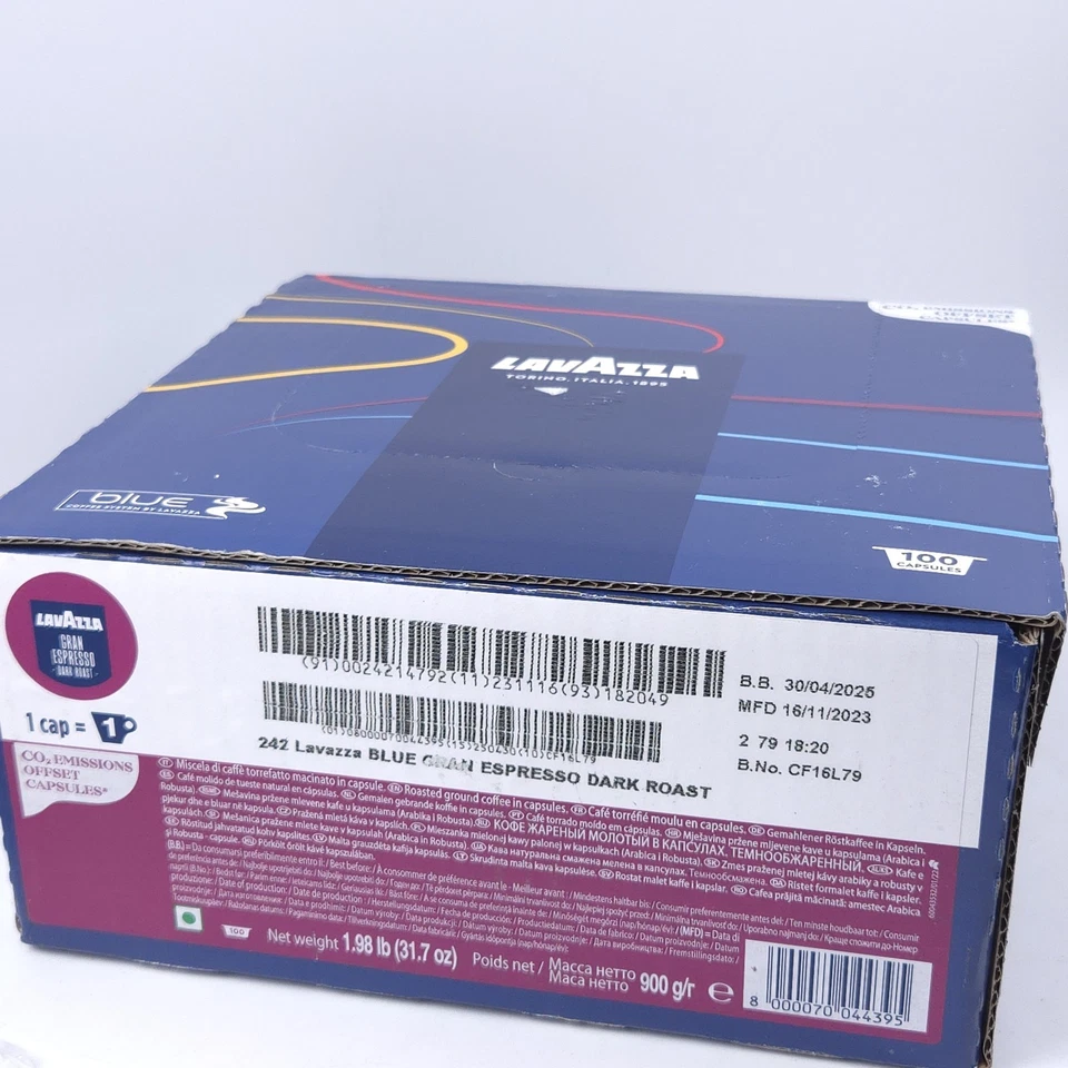 READ! EXP! Lavazza Blue Top Class Espresso Capsules for Classy Machines, 100ct - Image 3 of 4