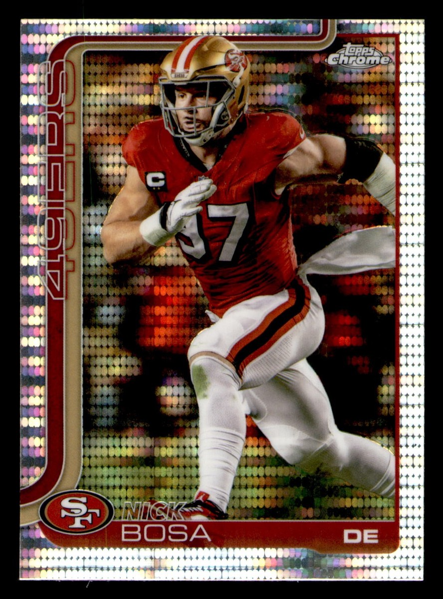 Nick Bosa Pulsar Refractor 2025 Topps Chrome #264 | eBay