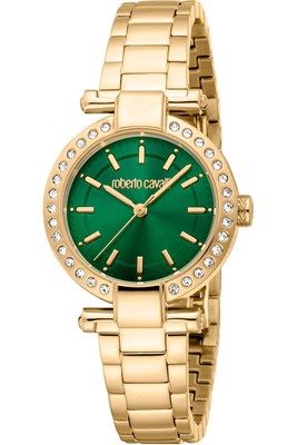 Roberto Cavalli - Uhr RC5L121M0065 für Frau Flaschengrün aus Edelstahl