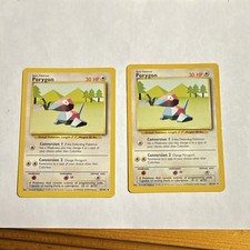 Pokémon TCG Porygon Base Set 1999 English 39/102 2 Card Lot - MpX2