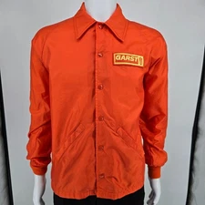 Vintage 1970s Swingster Garst Seed Company Nylon Windbreaker Jacket (M)