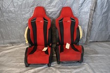 2021 Honda Civic Type R Fk8 K20c1 Oem Red N Black Black Front Rh Lh Seats 9624