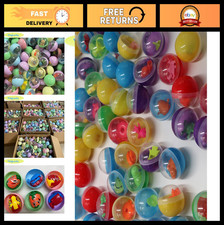 100pc 45mm Plastic Color Balls Capsules with Mini Dolls for Vending Machine Toys