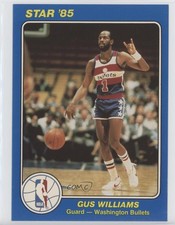 1984-85 Star NBA Court Kings 5x7 Gus Williams #40 0a2