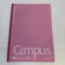 Kokuyo Campus Notebook Pink Cover Dotted Rule Width 6mm No-3CATN 30 Pages