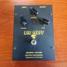 Electro Harmonix Big Muff Pi Distortion Sustainer Pedal Black Russian