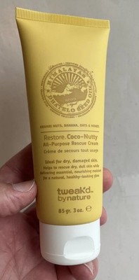 Tweak'd By Nature Restore Coco-Nutty Scent All Purpose Rescue Cream 3 oz New