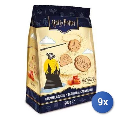 9X Multipack Witors Cookies Harry Potter Caramel 200G