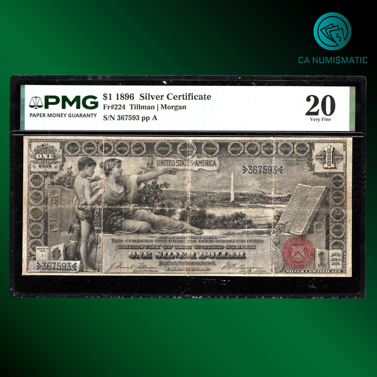 25+ Large Silver Certificates 1896 $1 for sale | Updated Oct 2026
