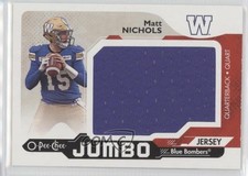 2018 Upper Deck CFL OPC Jumbo Achievements Jerseys Matt Nichols #OPC-MN i9i
