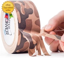 Gaffer Power Camouflage Tape, Premium Grade Gaffers Tape Desert Tan Camo Tape |