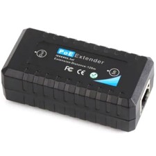 1 Port 10/100M PoE Extender Range 120m IEEE802.3af For Ethernet IP Camera Extend