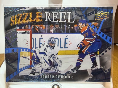 Connor McDavid #SR-15 2025 Upper Deck Sizzle Reel card