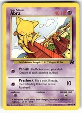 2000 Pokemon TR Abra Unlimited 49/82
