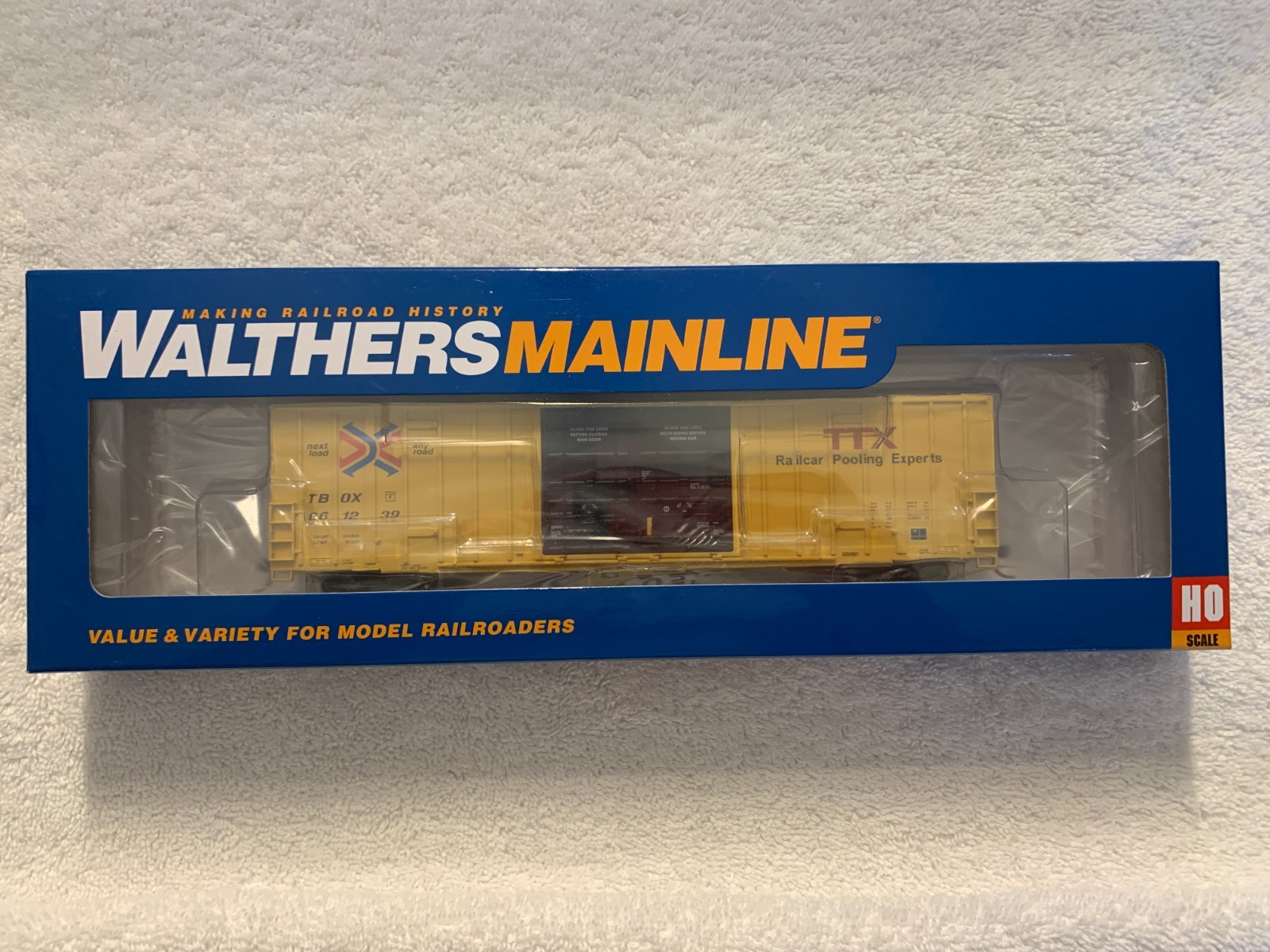 Walthers Mainline #910-3043 HO Scale TTX 60' High Cube Plate F Boxcar #661239