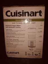 Cuisinart CYM-100 Electronic Automatic Cooling Yogurt Maker Open Box New