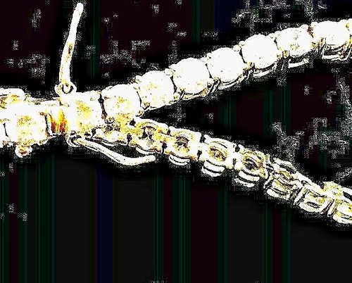 RelavenO Sterling Silver Tennis Bracelet crafted with Round Cut Cubic Zirconia - Picture 12 of 12