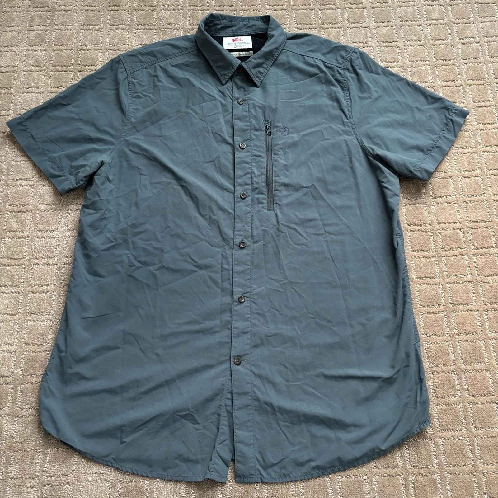 fjallraven abisko hike regular vented performance short sleeve shirt