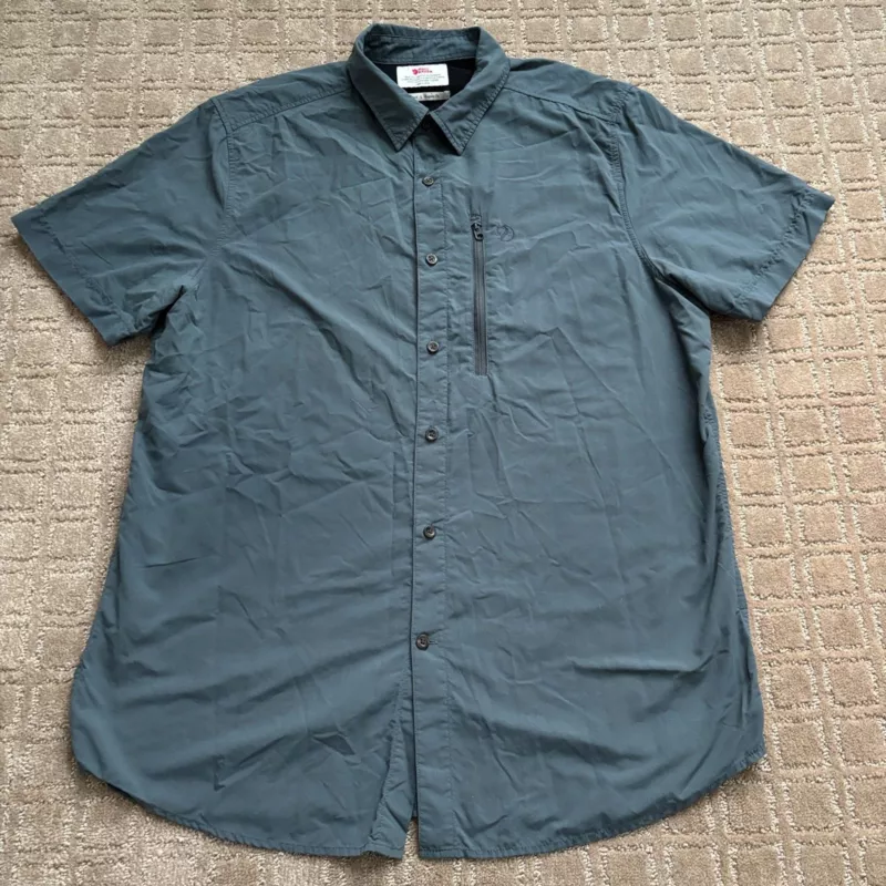 fjallraven abisko hike regular vented performance short sleeve shirt