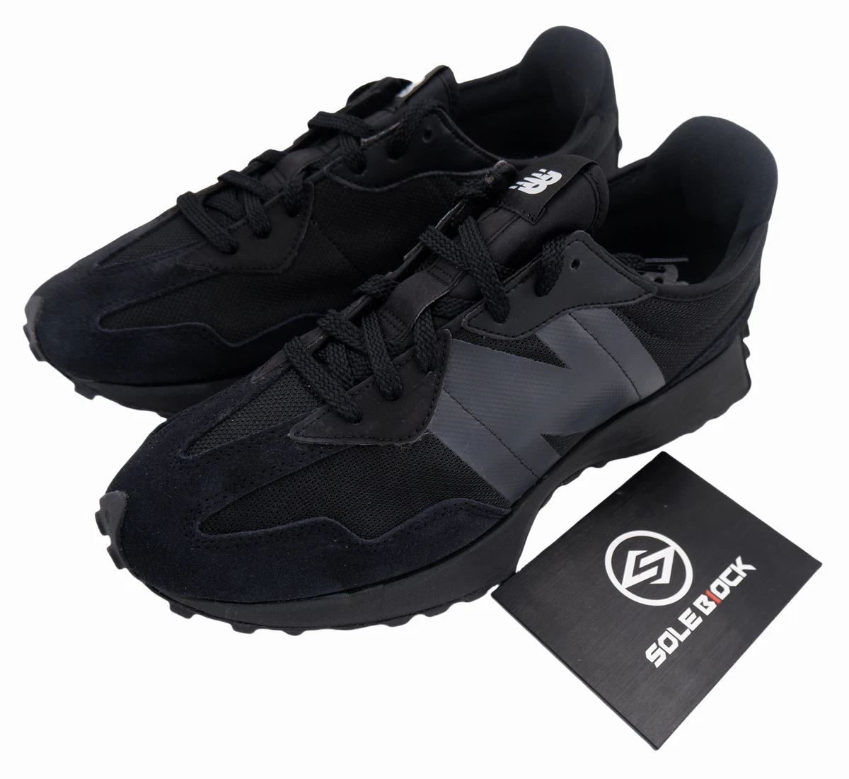 New Balance 327 Triple Black MS327CTB | eBay
