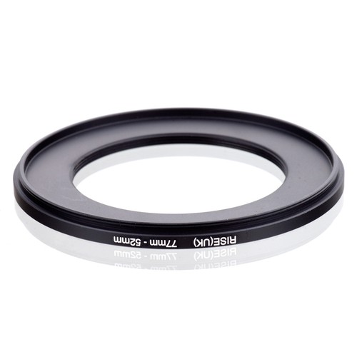 RISE(UK) 77-52MM 77 MM- 52 MM 77 to 52 Step Down Ring Filter Adapter