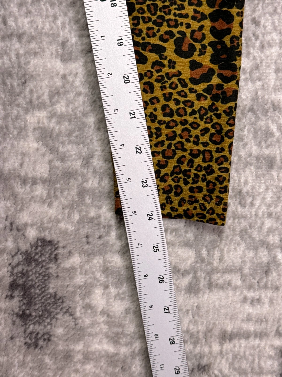 beyond-yoga high waist 7/8 leopard spacedye leggings