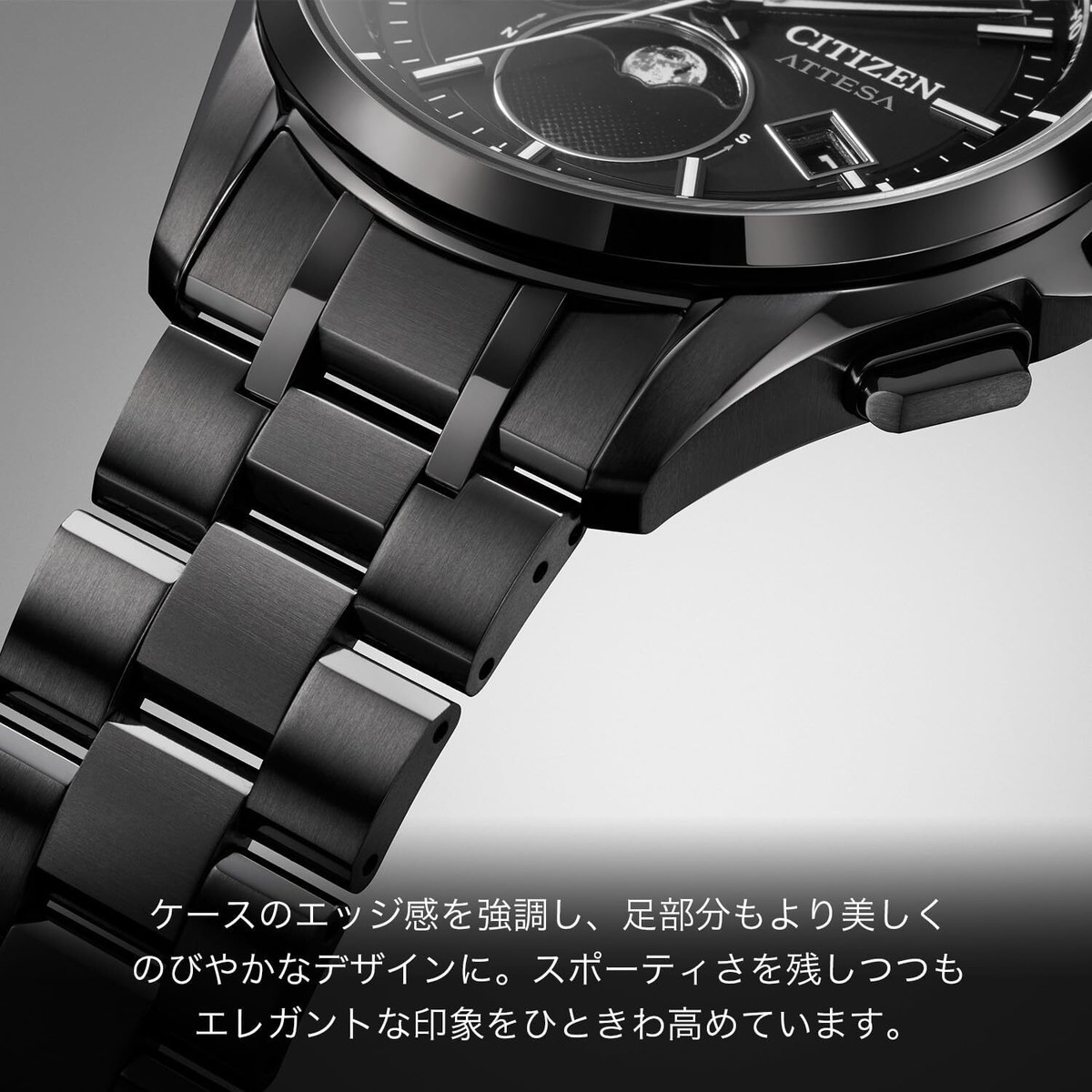 CITIZENアテッサルナ BY1006-62E Citizen Attesa BY1006-62E NEW Moon Phase Solar Atomic Eco
