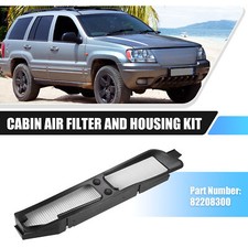 1 Set Car Cabin Air Filter and Housing Kit for Jeep Grand Cherokee No.82208300