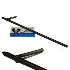 JCS 11" x 5/16" Hawaiian Flopper Tri-Cut Tip with Single Barb, 6mm Female Thread