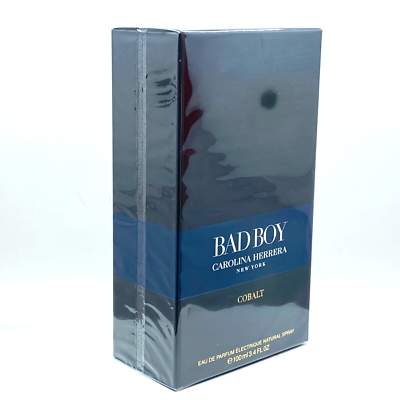 #ad CAROLINA HERRERA Bad Boy COBALT Eau De Parfum spray 100mL 3.4oz NIB $108.88