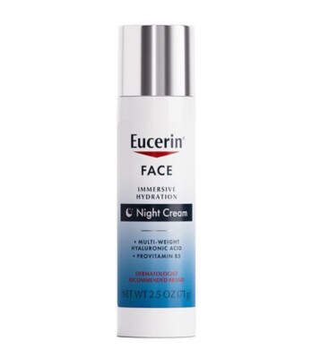 Eucerin Face Immersive Hydration Night Cream - 2.5 Oz.