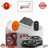 Inspektionskit Filter + ÖL Audi A6 Iv 2.0 Tfsi 132KW 180CV Von 2012->