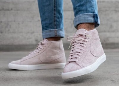 Nike Blazer Mid Silt Red Summit White Suede Men display picture 3