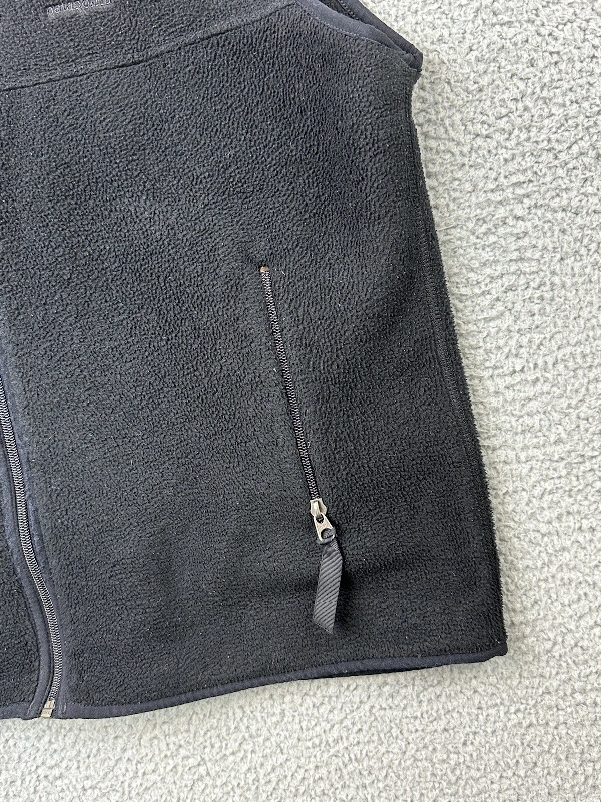 patagonia synchilla fleece full zip outdoor hiking jacket